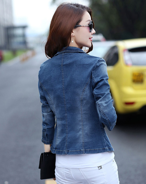 ÁO KHOÁC JEAN NỮ CỔ VEST